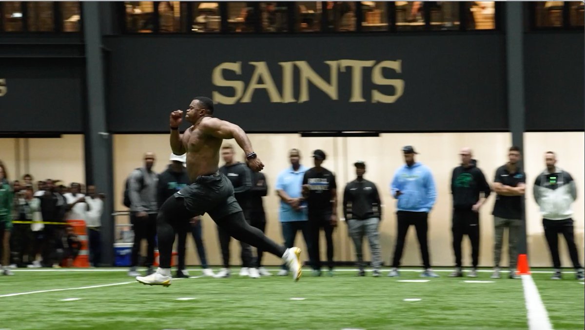 The Tulane Football Pro Day was held at the Ochsner Sports Performance Center today! Erin Summers with a recap #Saints | Cox