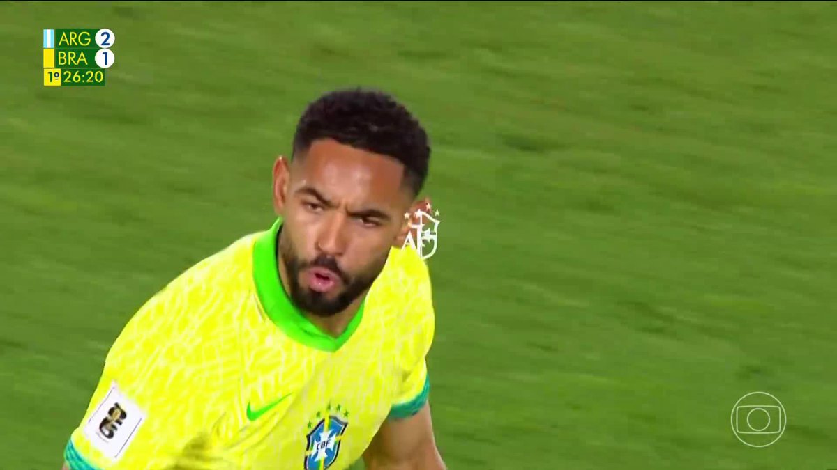 MATHEUS CUNHA! Brasil desconta contra a Argentina: 2 a 1.