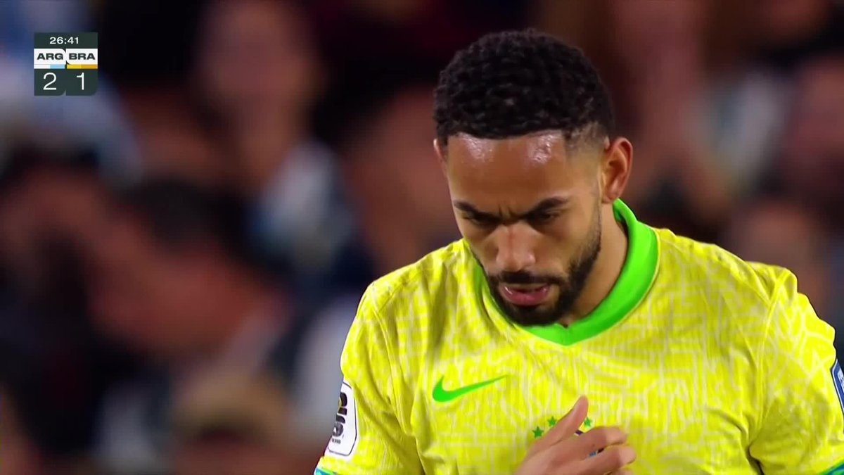 Matheus Cunha pulls one back! 🙌 The Wolves star robs Cristian Romero and finishes nicely to half his side's deficit 🇧🇷