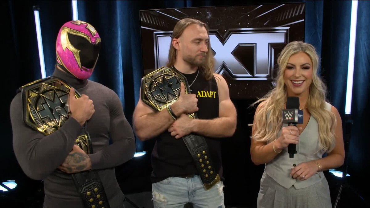 "Maybe if I was there, you actually would have beaten him." Fraxiom is fine 😅 #WWENXT