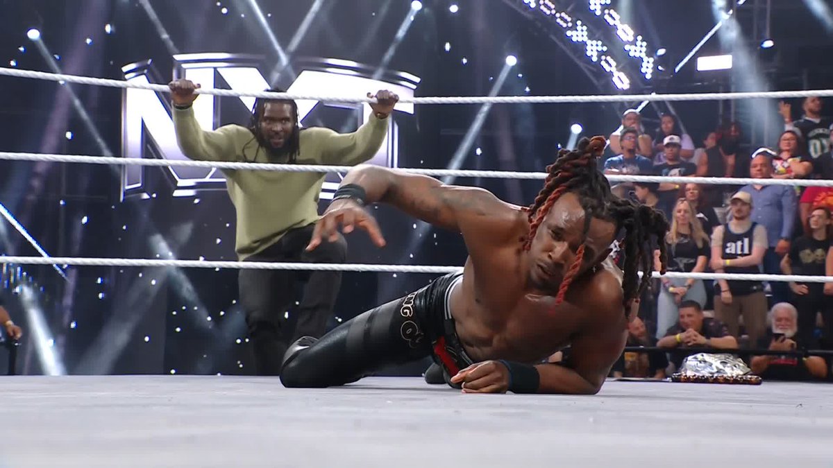 Darkstate is here, and the chaos has followed. 🤯 Trick Williams just DROPPED Je’Von Evans! 😱 #WWENXT