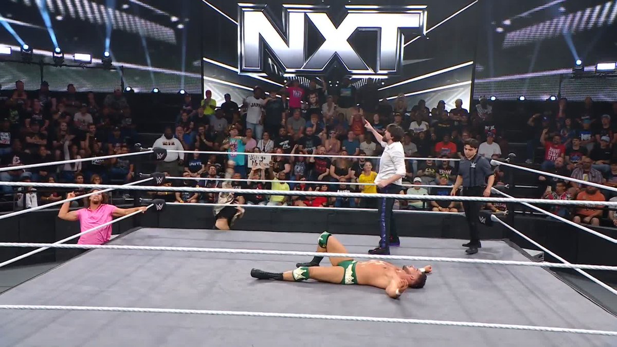 .Andre Chase | twitch.tv/ChaseUniversity with a blast from the past! 🙌 #WWENXT