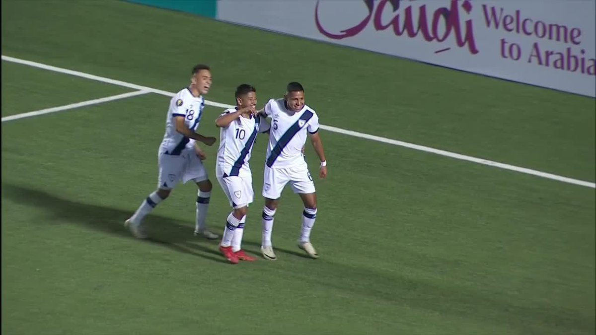 #VamosGuate | Un minuto llevaba el 'Kuki' Lemus en la cancha y anotó el segundo gol del partido con el que Guatemala tiene más tranquilidad. 🇬🇹 Guatemala 2-0 Guyana 🇬🇾 (Global: 4-3)
