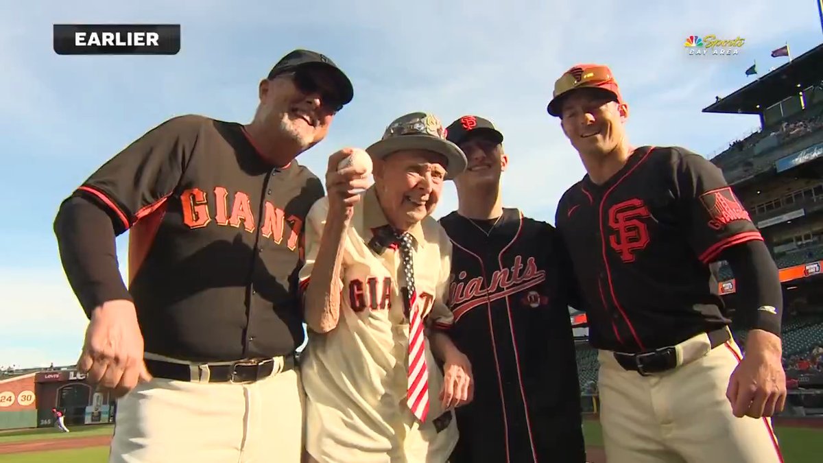 A special moment for 102-year-old WW2 veteran, Jake "Papa" Larson 🧡