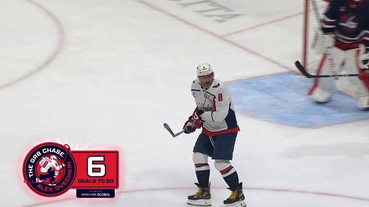 GOAL NO. 889 FOR ALEX OVECHKIN‼️ #Gr8Chase