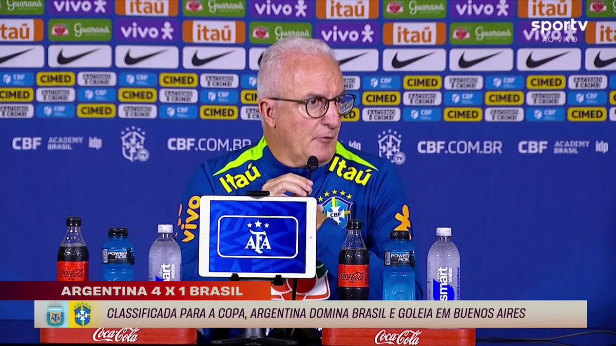 Dorival, sobre continuidade na Seleção: "Em todos os anos de vivência no futebol, talvez seja o momento mais delicado, porém eu jamais desisto".