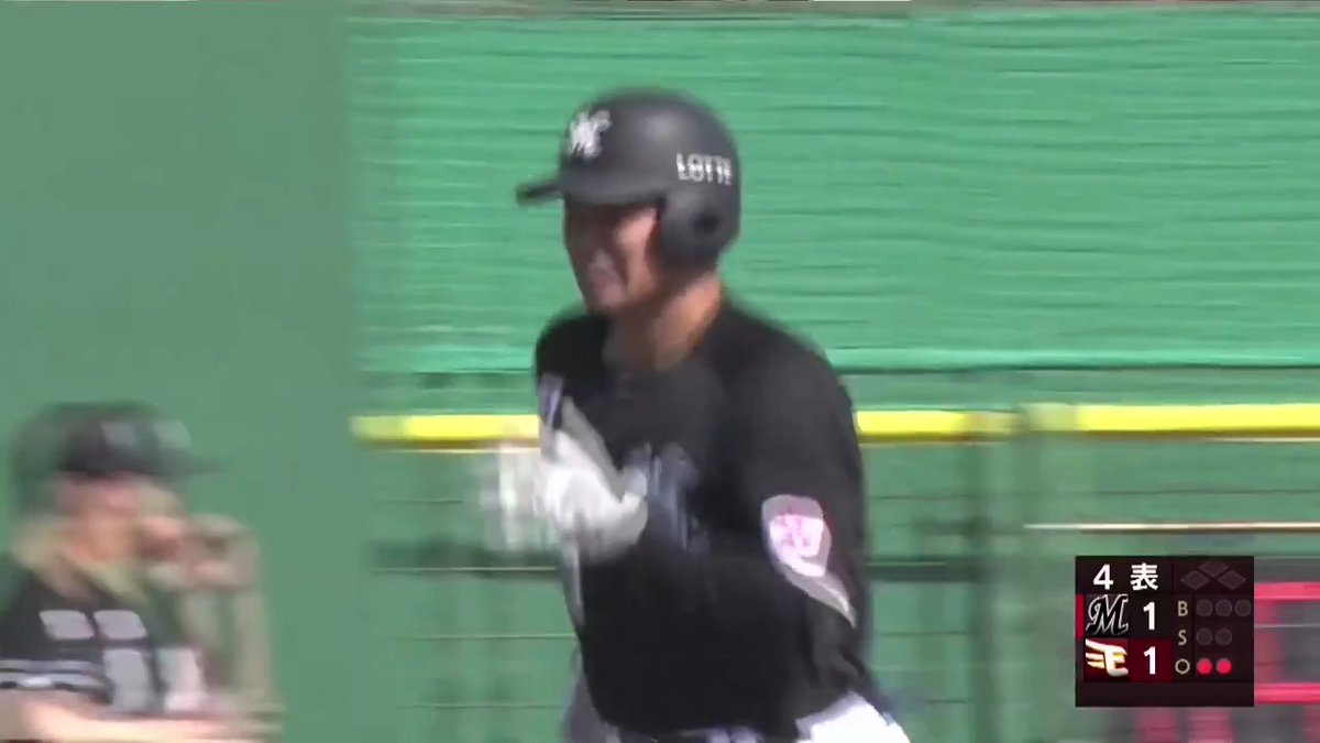 【ファーム】 千葉ロッテ #石垣雅海 選手が勝ち越しとなる満塁ホームランを放つ🌈 #chibalotte 👇ファームを無料でライブ配信‼️
