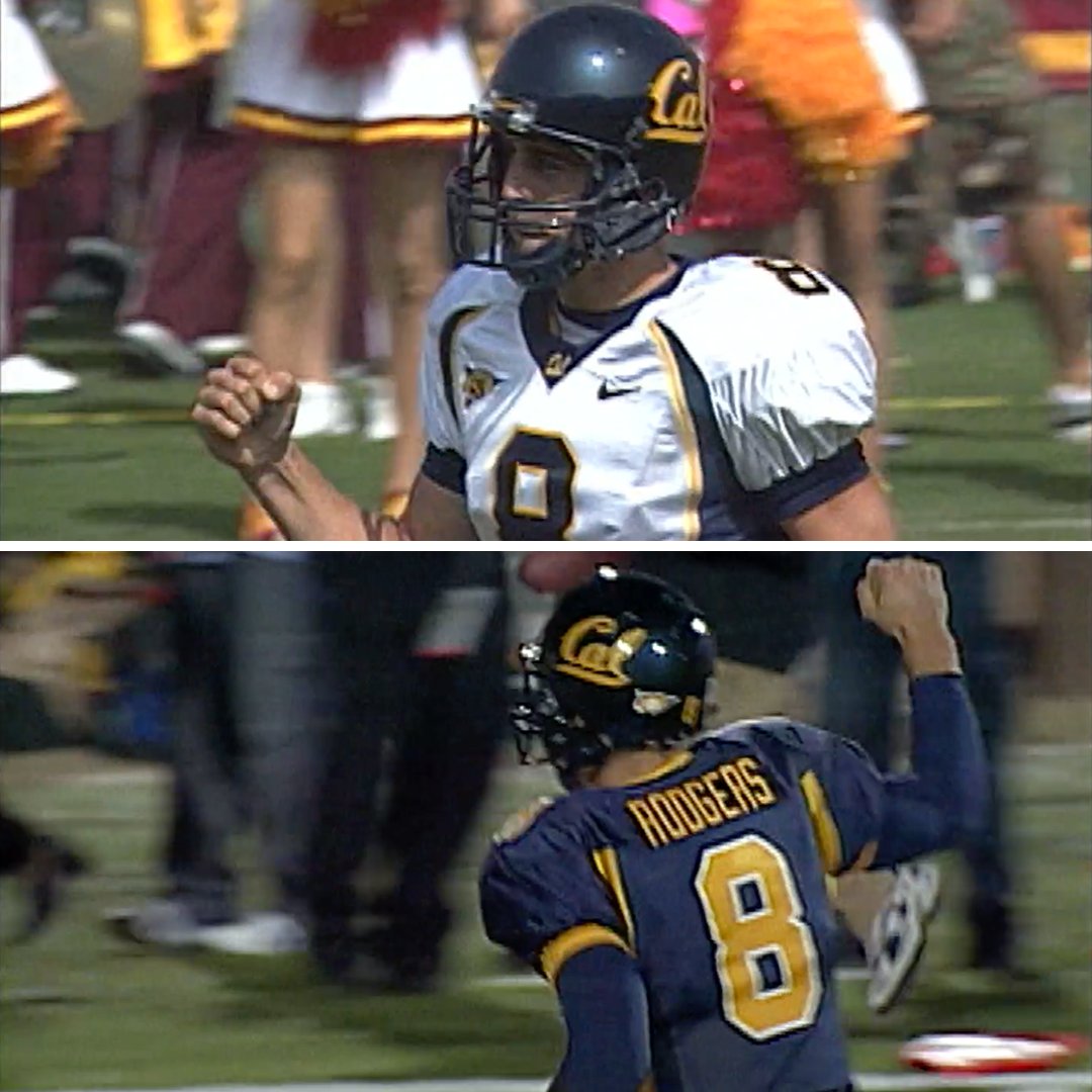 Aaron Rodgers during his college days at Cal 🎓🏈