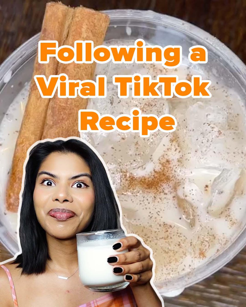 Following a TikTok Famous Horchata Recipe