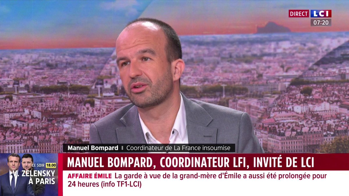 🗣️ "LFI a toujours été présente pour dénoncer toute forme d'action antisémite comme toute forme d'action raciste" : Manuel Bompard