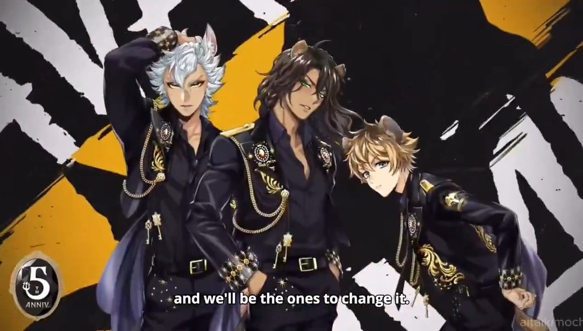 I translated the Savanaclaw song "Diadem" and added English subs to the PV. The duets between Leona, Ruggie, and Jack sound so good! The lyrics are also really cool giving "wild lion tearing up fate" imagery 😆 Enjoy! #TwistedWonderland