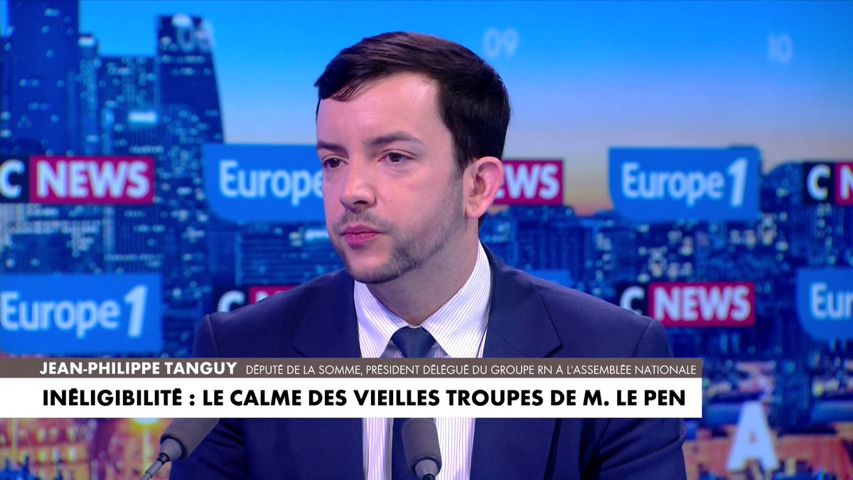Jean-Philippe Tanguy, sur le procès de Marine Le Pen: «Je trouve assez désolant que dans notre pays, on salisse systématiquement ceux qui se battent pour leur pays», dans #LaGrandeInterview