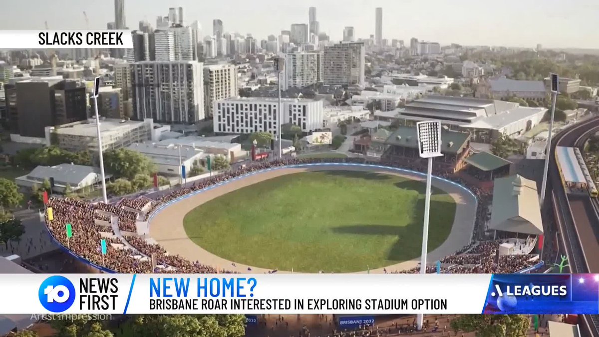 The Brisbane Roar is interested in exploring the option of playing matches out of the soon-to-be-renovated RNA Showgrounds arena. For now, they're focusing on the toughest test of their season, facing Auckland FC | Brisbane Roar FC 10 Sport 10 Football