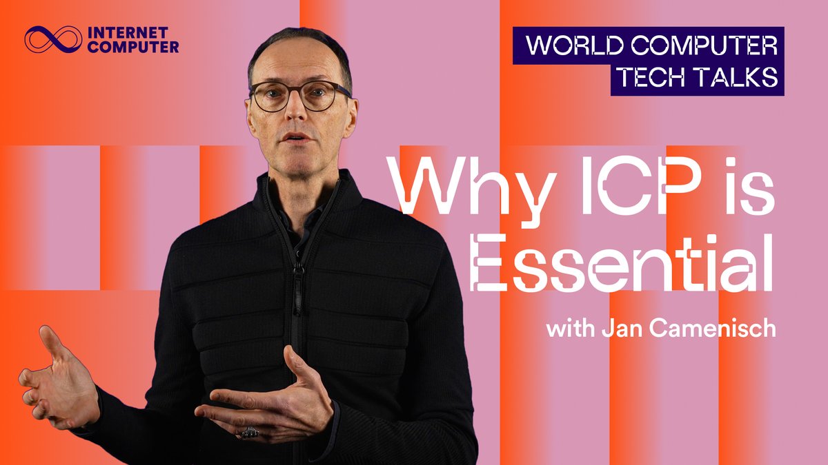 ๐ข Episode 3 of World Computer Tech Talks is LIVE! jan explains why ICP is the unhackable world computer we need in an age of growing cyber threats. ๐ป Built on mathematical protocols, not fragile IT stacks ๐ Running flawlessly without hacks ๐ The future of secure cloud computing is here Learn more: