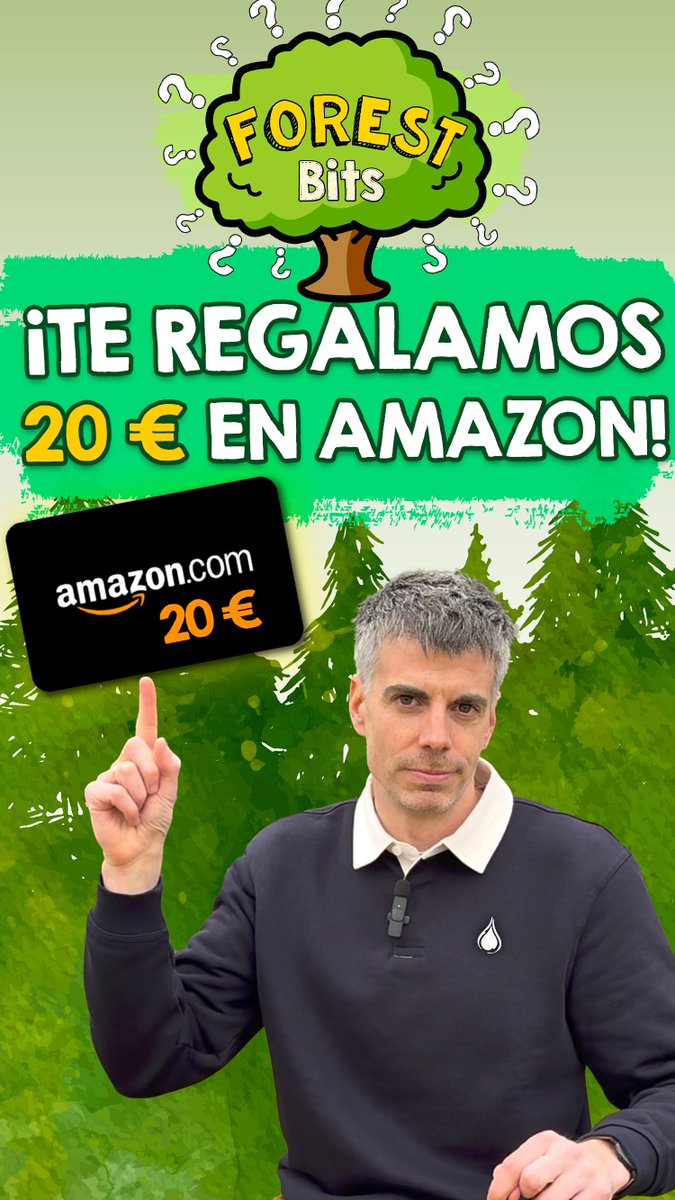 🔴 GANA un CHEQUE AMAZON 🔴 🌿 Participa en #ForestBits porque... ¡sorteamos 5! 👉 Sigue Haces Más con SIGAUS 👉 Responde en comentarios y menciona a dos amigos. Cada mes te contamos los datos más curiosos de los Bosques SIGAUS en #ForestBits.