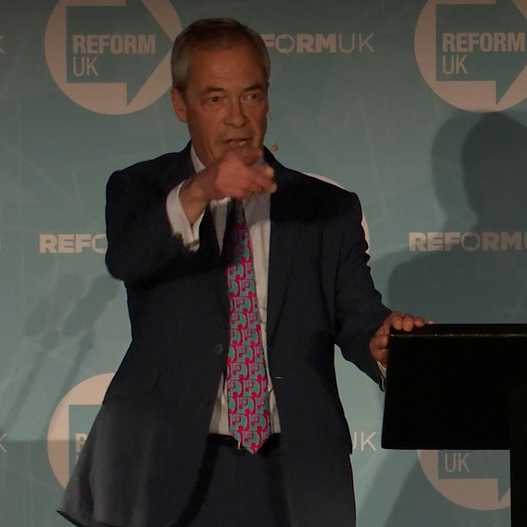 'Go back to school... Boring, boring, boring.' 'They will do everything they can to stop this being a free and fair election.' Missed Nigel Farage MP's latest Reform UK speech? He didn't hold back after hecklers interrupted him.
