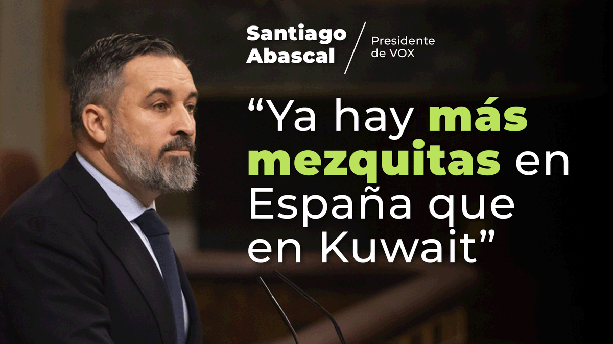 🔴 Santiago Abascal 🇪🇸 DESTROZA a Sánchez por su criminal política migratoria: "En España no sólo aumentan las violaciones desde que llegó al poder, sino también las mutilaciones genitales y los matrimonios forzosos. Y ya hay más mezquitas en España que en Kuwait". ¡STOP ISLAMIZACIÓN!