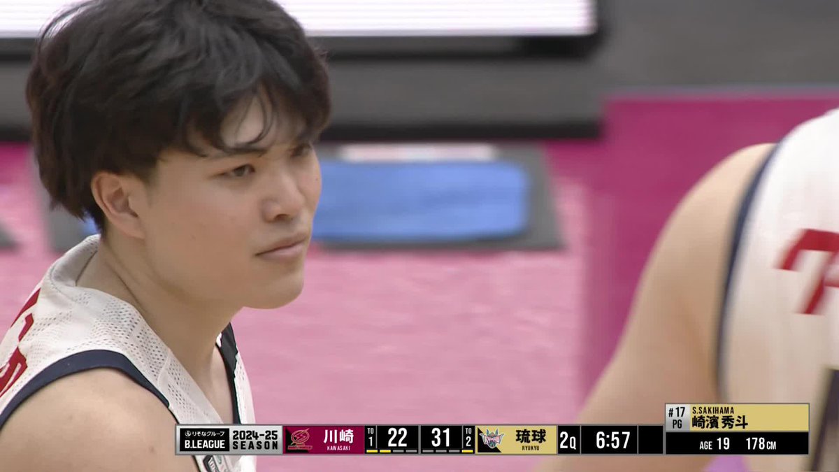 先日琉球に加入した崎濱秀斗がBリーグデビュー！ 琉球ゴールデンキングス公式 #Bリーグ #りそなグループ