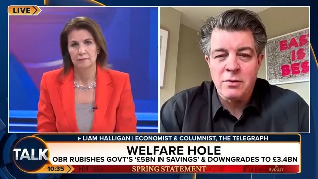 "This is an emergency budget statement because of her own mistakes in October, not listening to people." Economist Liam Halligan says a lot of the reason why Rachel Reeves is in a fiscal hole, is a "pretty diabolical" inheritance from the Tories. Julia Hartley-Brewer | Liam Halligan