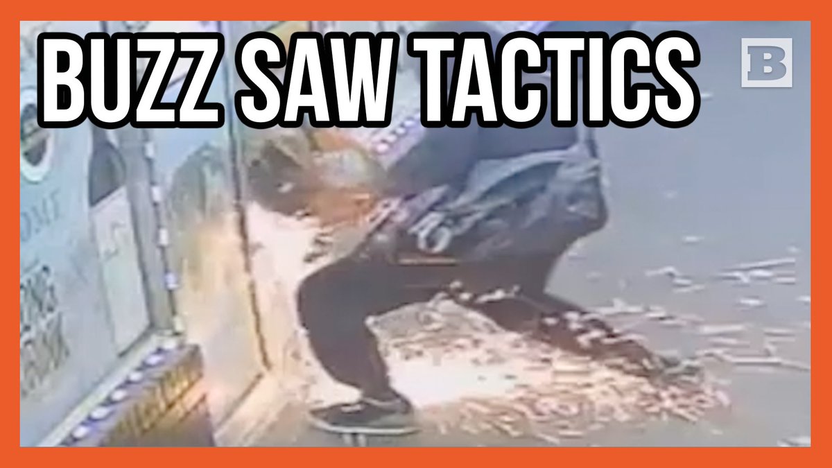 The Tampa Police Department is seeking the public's help to identify suspects who broke into a business using a buzz saw and ripping the door open: