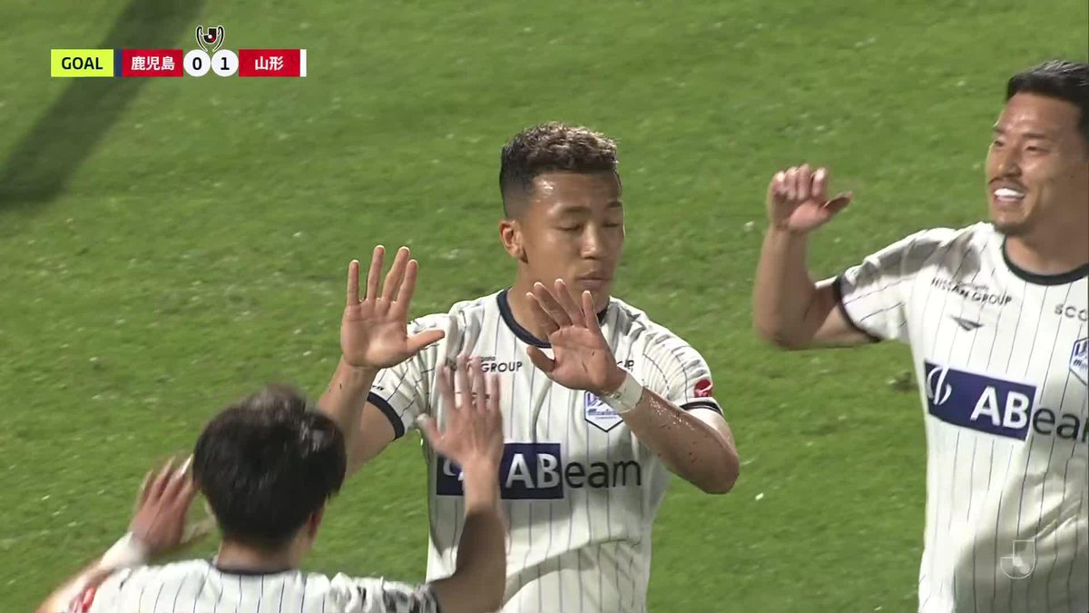 🎦 ゴール動画 🏆 ＪリーグYBCルヴァンカップ 第1回戦 🆚 鹿児島vs山形 🔢 0-2 ⌚️ 35分 ⚽️ イサカ ゼイン（山形) #ルヴァンカップ