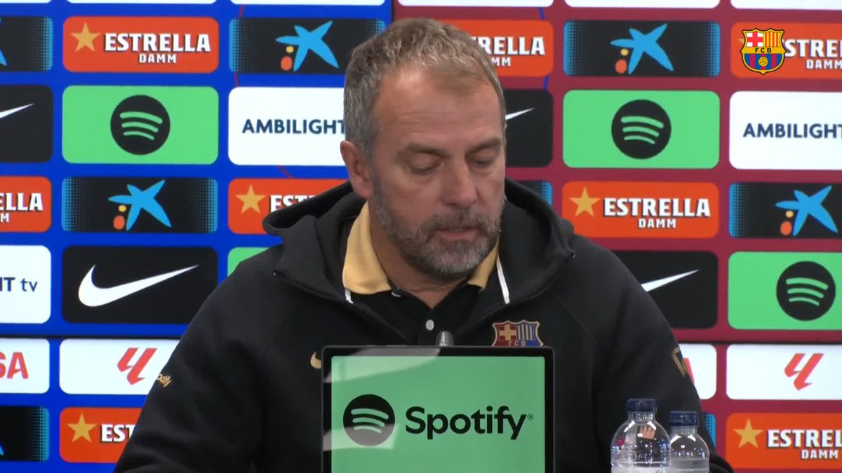 🎙️ HANSI FLICK: “We have to play these games. I cannot change it. No excuses.” #BarçaOsasuna