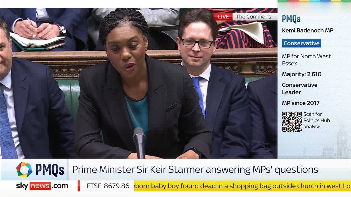 'Why did Labour vote against banning phones in schools?' Kemi Badenoch asks at #PMQs 'It is completely unnecessary.... most schools ban phones already. We need to concentrate on getting to the content children should be accessing.' Keir Starmer says