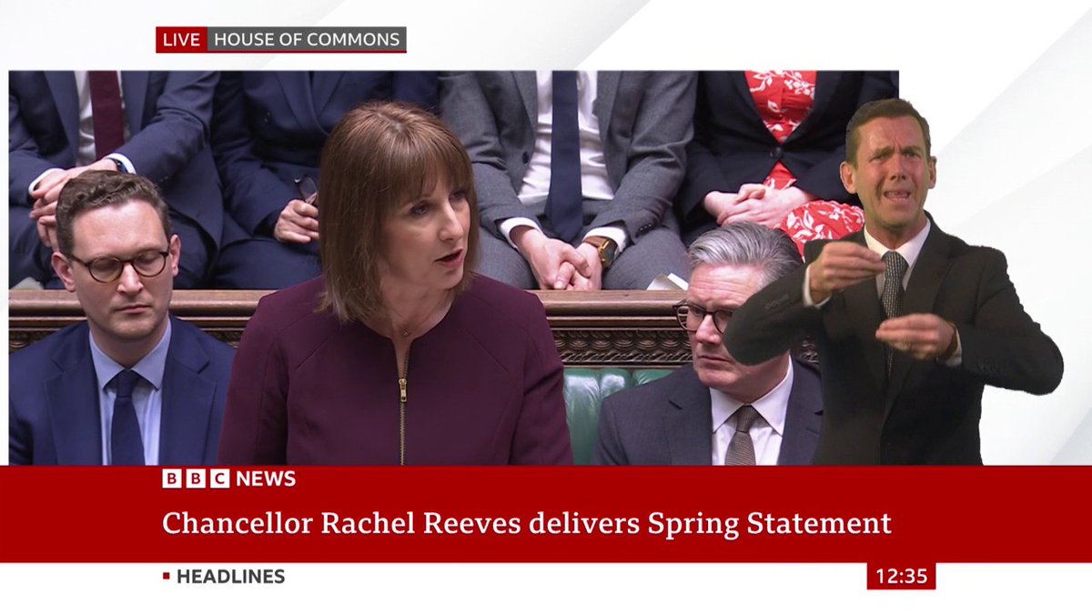 Chancellor Rachel Reeves promises to “bring prosperity to working people” as she delivers her Spring Statement in the Commons She also says the government's task is to "secure Britain’s future in a world that is changing before our eyes" Follow live: