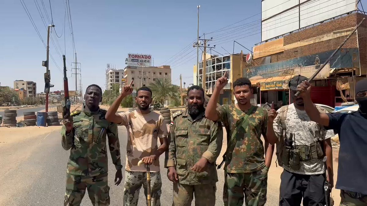 قوات الجيش تصل إلى تقاطع البلابل مع شارع الستين في الخرطوم، وذلك في إطار عملياتها الميدانية المستمرة #واكب
