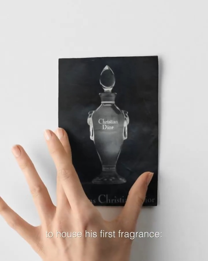 Christian Dior's very first fragrance, Miss Dior, debuted in 1947 in a crystal amphora, a shape chosen to echo his famous figure-8 silhouette, symbol of the New Look. Soon after, the amphora would become the House's signature bottle. #DiorBeauty #DiorParfums
