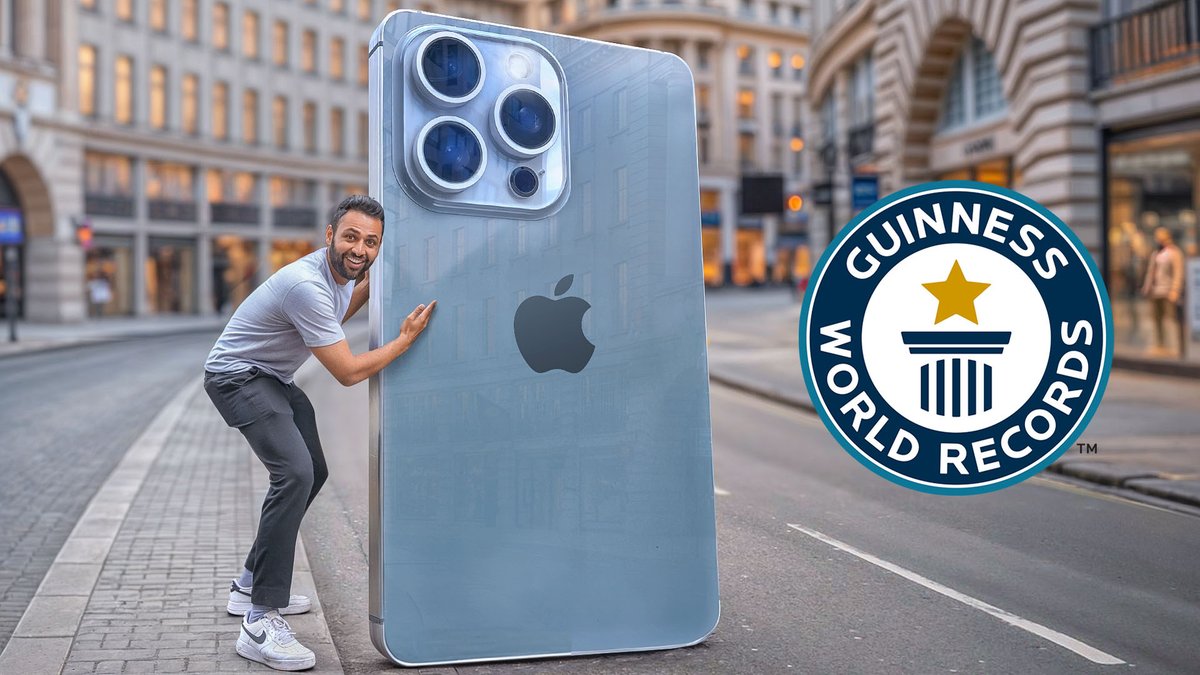 Creating the world's largest iPhone