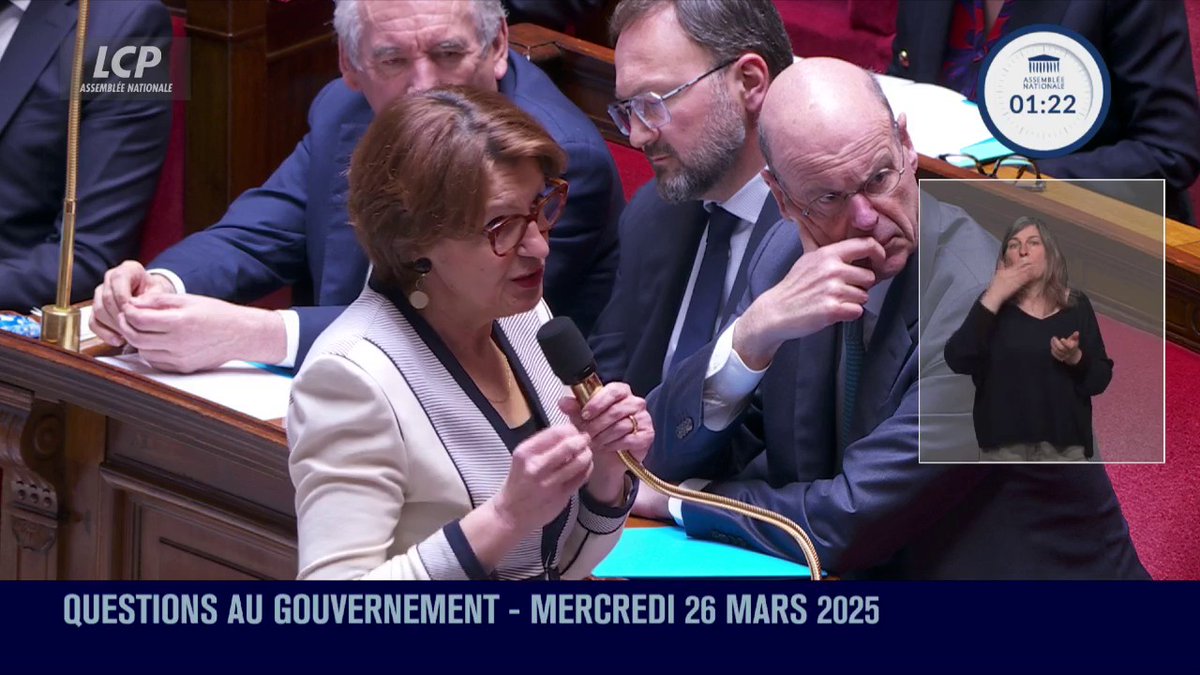 Proposition de loi Duplomb : "Je forme le même vœu que vous : à savoir que nous étudiions le plus vite possible ce texte qui est très attendu des agriculteurs", assure Annie Genevard. Sur les phytosanitaires, "il y aujourd'hui des impasses de traitement". #DirectAN #QAG