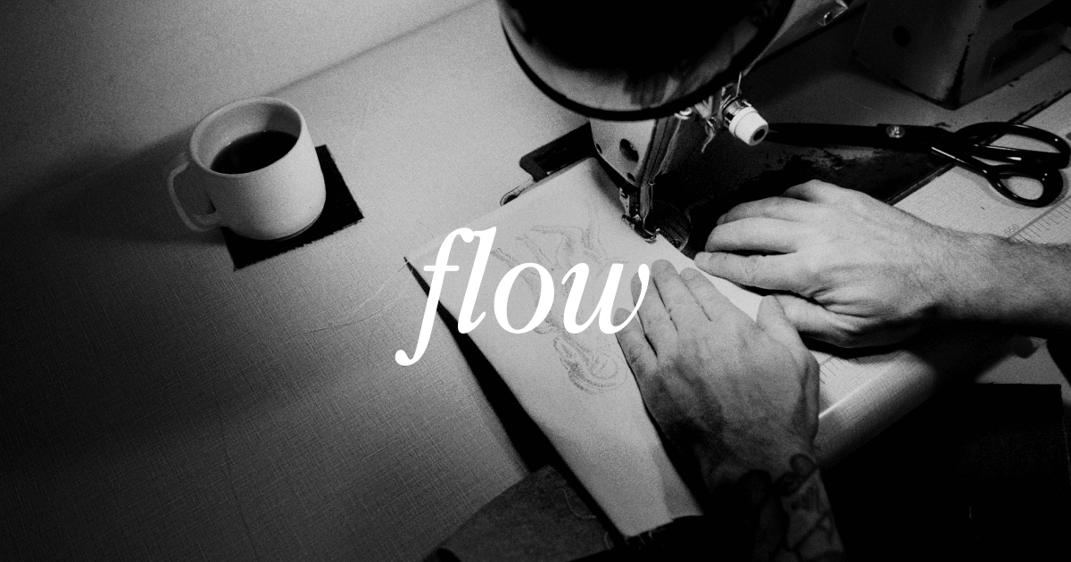 A mini-doc about 𝒻𝓁ℴ𝓌 with terminal Grab a bag 〰️
