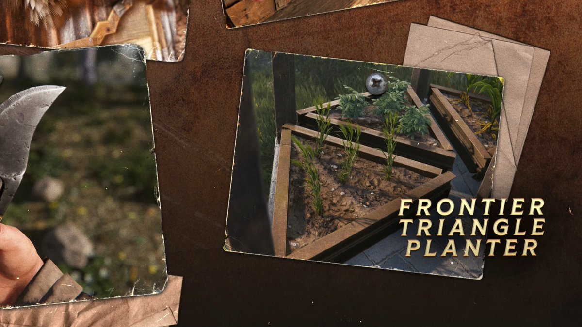 The Frontier Base Decor pack now features the new Triangle Planter! 🏡🐺🪵 Check out the full collection here: