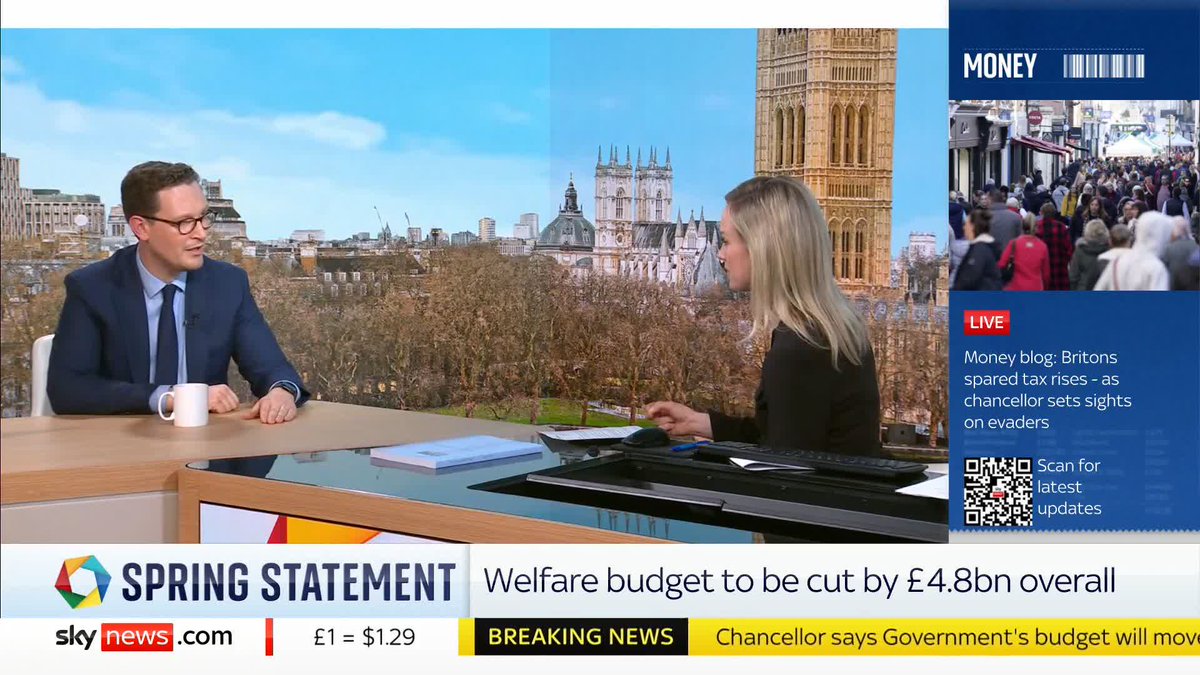 'You will be pushing children into poverty by the changes you are making' Sophy Ridge questions the Chief Secretary to the Treasury Darren Jones on the what impact the welfare budget cuts will have on child poverty. 📺 Sky 501, Virgin 602