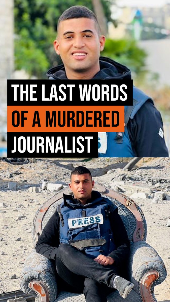 Letโs honour the memory of Hossam Shabat. Take his courage, his clarity, his determination - and keep speaking up and keep fighting until Palestine is free. ๐ต๐ธ