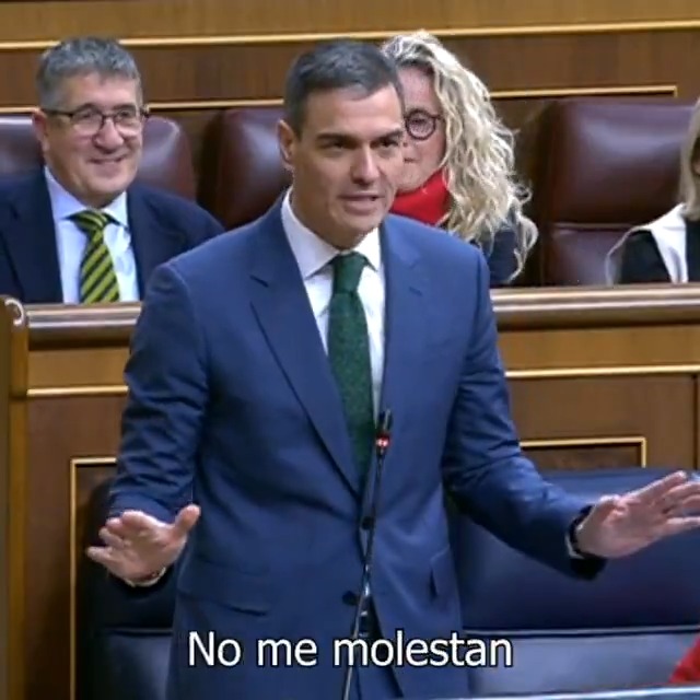 Estoy encantado de que usted sea el jefe de la oposición, señor Feijóo.