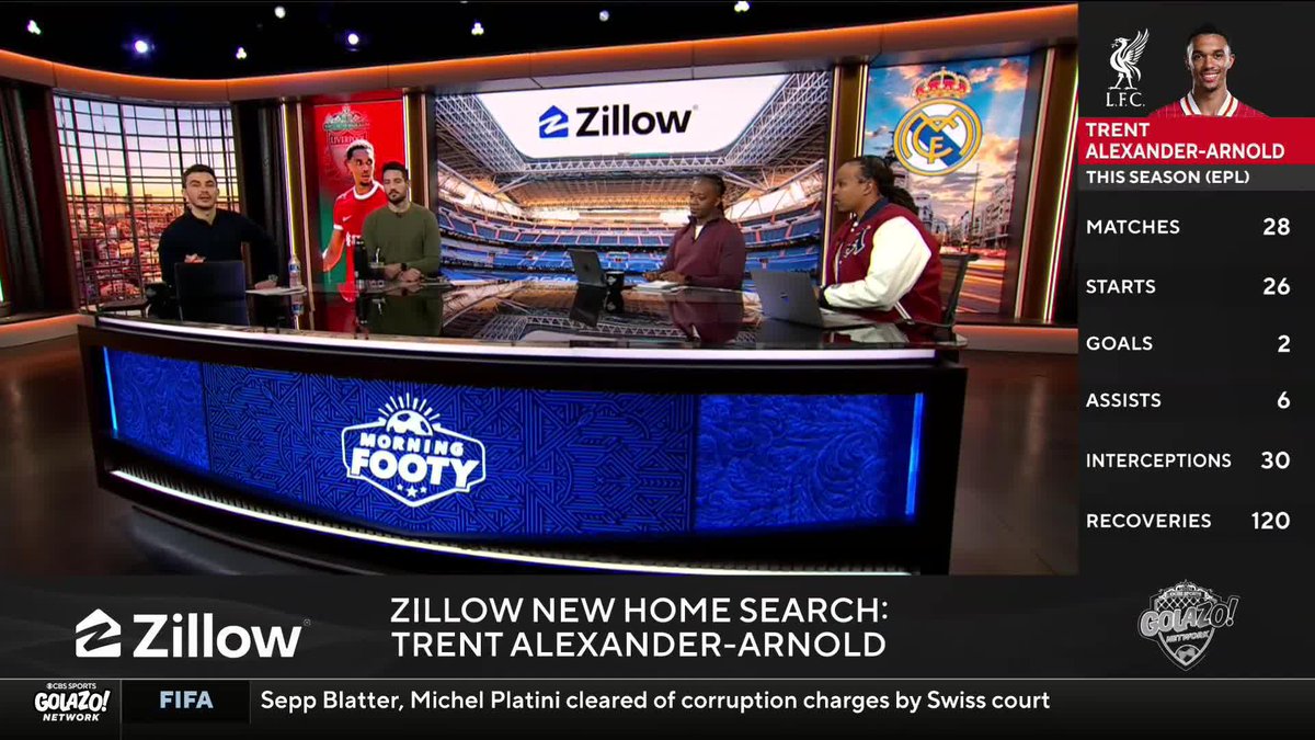 “How do you say no to Real Madrid?” Nico Cantor, Sam Ashoo, Michael Lahoud and Master discuss Liverpool’s Trent Alexander-Arnold and his potential new home at the Bernabéu 👀🇪🇸