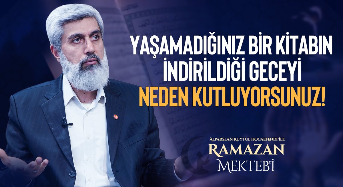 KADİR GECESİ | Yaşamadığınız bir kitabın indirildiği geceyi neden kutluyorsunuz! #KadirGecesi #RamazanRuhunuYaşat