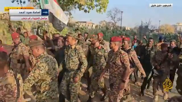 ما دلالة وصول البرهان إلى مقر القصر الرئاسي في #الخرطوم؟ #الأخبار