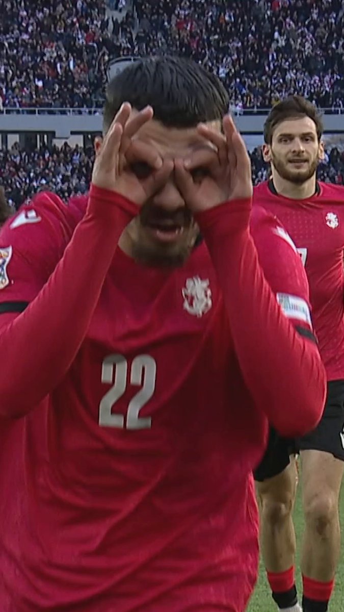 🇬🇪😍 Le doublé de Georges Mikautadze ⚽⚽ #UNL