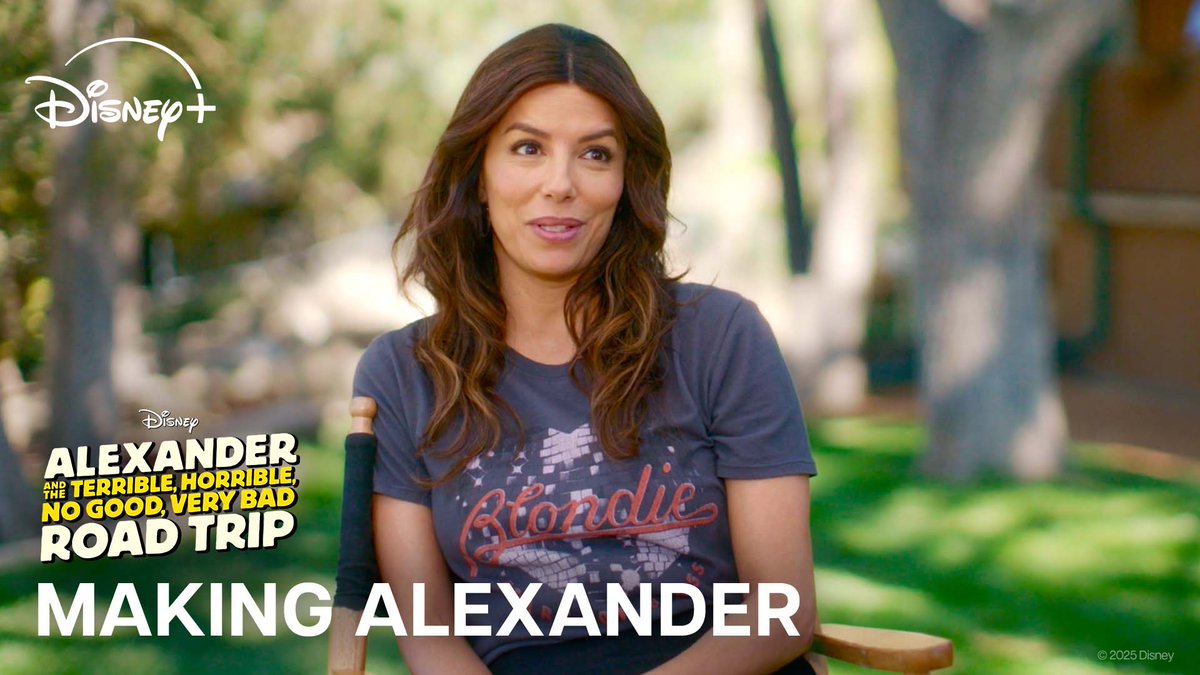 Go behind the scenes with Eva Longoria and the cast of Alexander and the Terrible, Horrible, No Good, Very Bad Road Trip, available this Friday, only on Disney+.