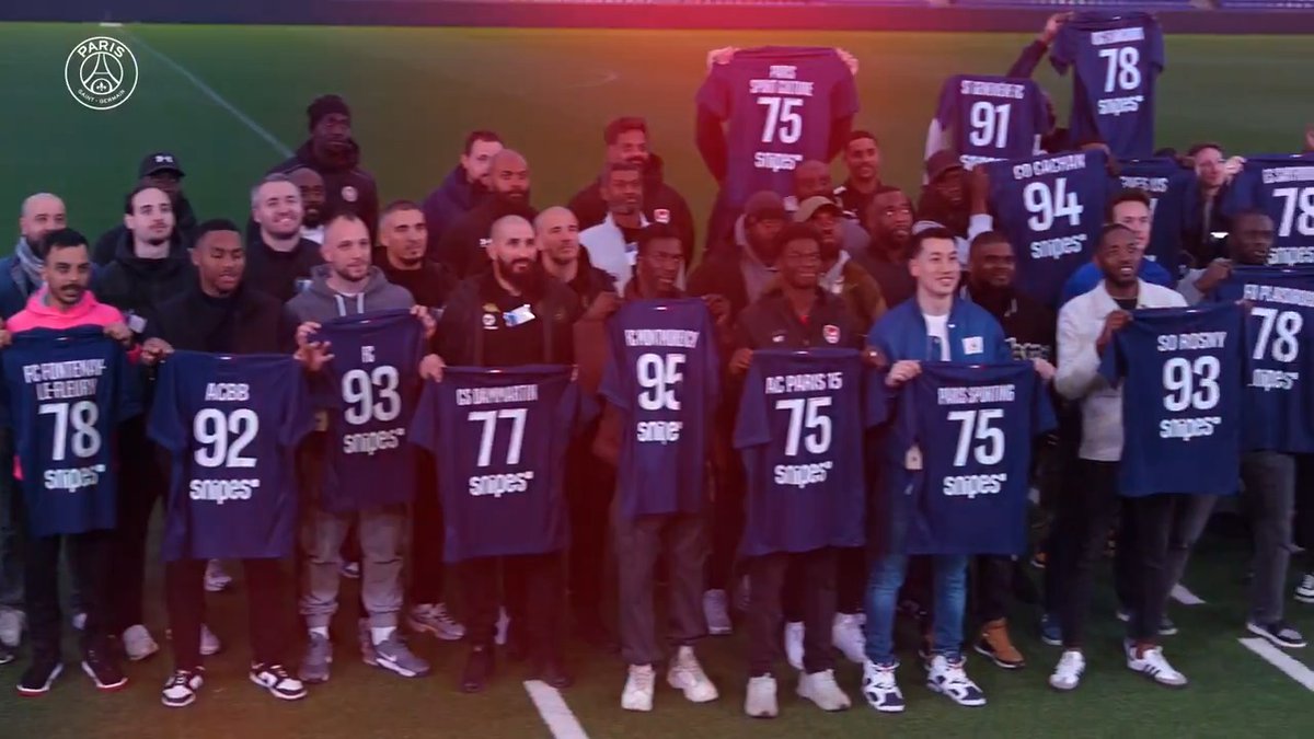 Retour sur la soirée de lancement du CLUB TOUR SNIPES au Parc des Princes 🤩❤️💙