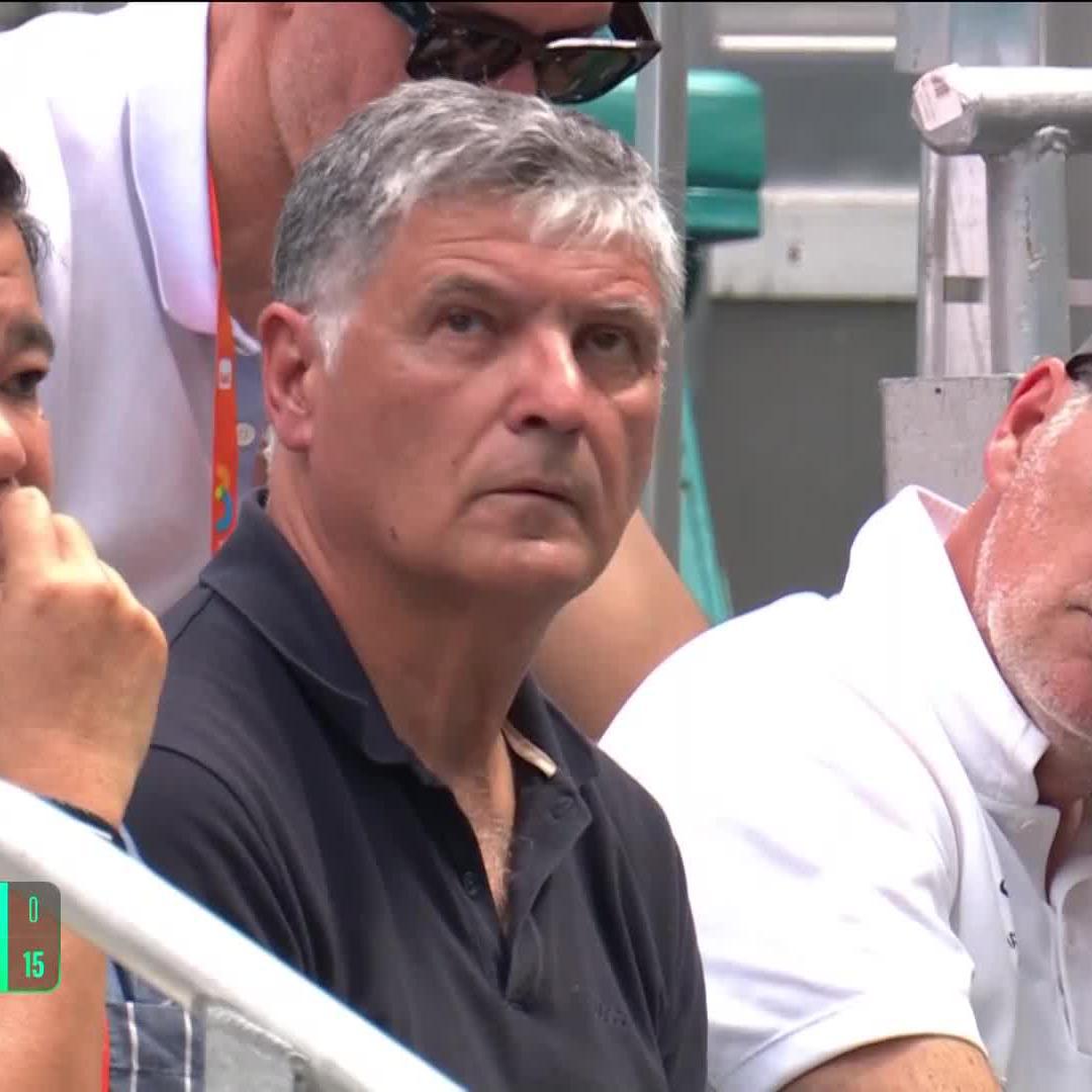 prestigious support for Eala ⭐️ Toni Nadal watching on! #MiamiOpen