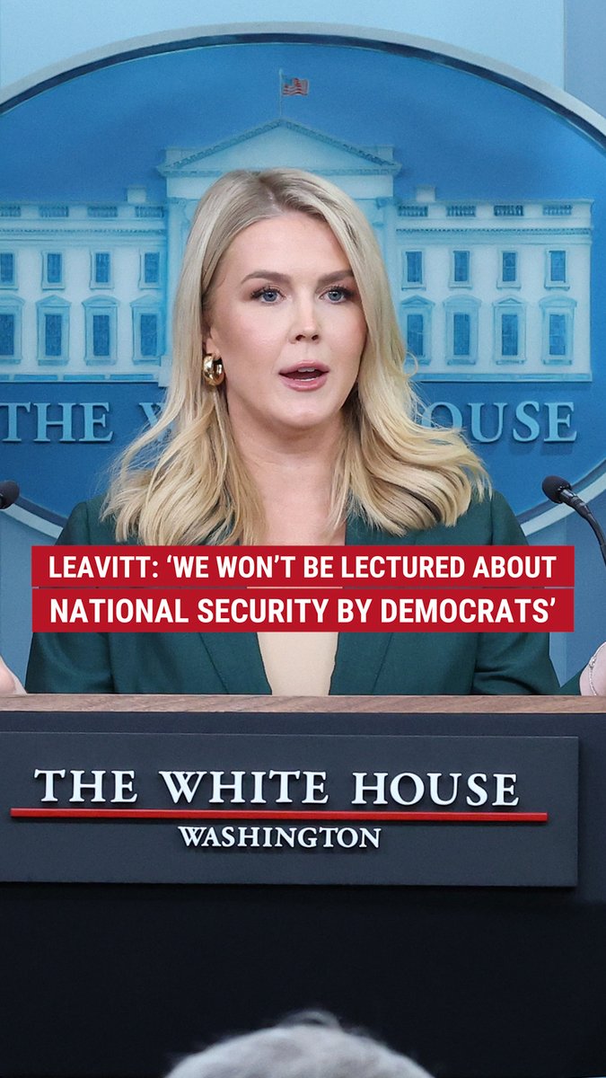 "We are not going to be lectured about national security and American troops by Democrats and the mainstream media who turned the other cheek when the Biden administration, because of their incompetence, left 13 service members dead in Afghanistan." - Karoline Leavitt