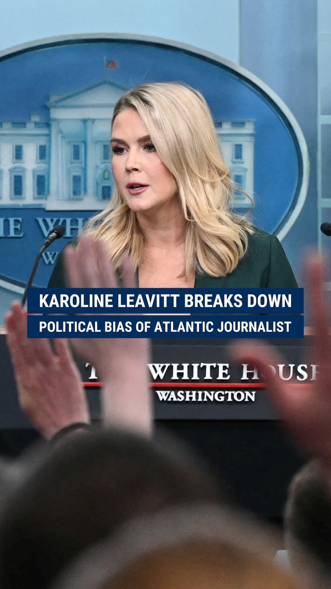 KAROLINE LEAVITT: "There's arguably no one in the media who loves manufacturing and pushing hoaxes more than Jeffrey Goldberg."