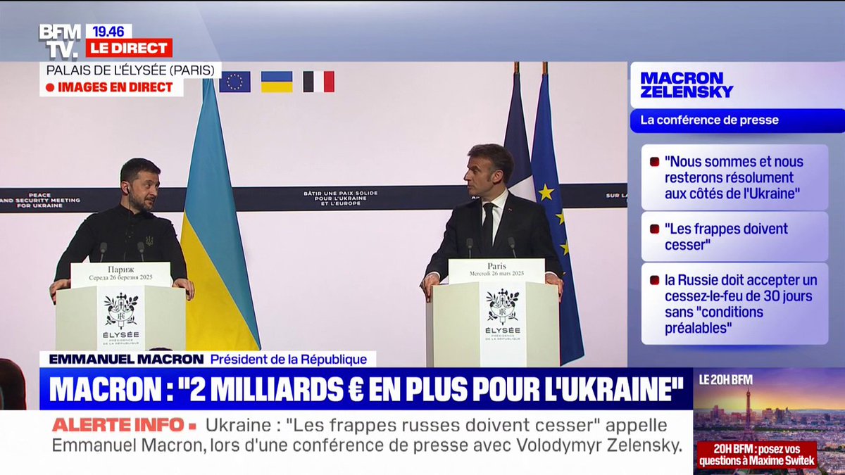 💬 "Je ne laisserai réécrire aucunement l'histoire par certains. Il n'y a qu'un agresseur, il n'y a qu'un résistant" Guerre en Ukraine: Emmanuel Macron s'exprime aux côtés de Volodymyr Zelensky