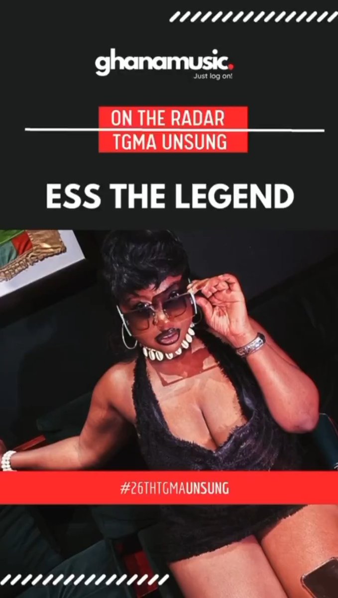Give your favourite Unsung act the opportunity to #breakthrough. These are underground acts on Ghana Music's radar! Post a picture of your favourite Unsung act and tag it with #26thTGMAunsung, to push artiste to the Unsung Nominees list. Nominations are open till Friday, 28th March, 2025. ➜ Anabel Rose How I Want It🌹🪩 ➜ Safo Newman Safo Newman ➜ ESS The Legend ᴇꜱꜱ ᴛʜᴇᴇ ʟᴇɢᴇɴᴅ 🍷 ➜ Romeo Swag DUNMLI ➜ Kojo Vypa Kojo Vypa ➜ Vondee VONDEE ➜ Kay 9ice Kay 9ice ➜ Bruno Fame Bruno Fame👽 ➜ Rash Kali Nubian Goddess ➜ Sofie SOFIE 🇬🇭 ➜ Bhadext PATOA Bhadext🔥PATOA🔥🎤💊 ➜ Mandem Yopic Mandem Yopic ➜ Naa Jacque Naa Jacque ➜ Kpese Boii Kpese Boii ➜ Efua Black Efua Black #GhanaMusic #TGMA #26thVGMA