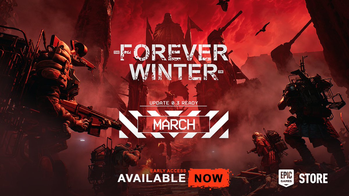 The Forgotten Winter's March Update is here! AI spawning and awareness are sharper, gunplay is smoother, looting is smarter, and network and performance are improved. Oh, and Water 3.0! The in-game timer is gone, replaced with a new system. Plus, a brand-new map, Stairway Gate!