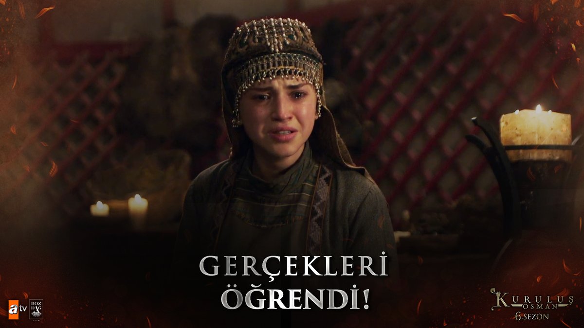 “Sen Osman Bey ve Bala Hatun’un kızı Halime’sin…” “You are Halime, daughter of Osman Bey and Bala Hatun…” #KuruluşOsman heyecan dolu yeni bölümüyle #atv’de devam ediyor! Bozdağ Film atv